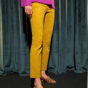 Womens TUCKERNUCK Yellow Corduroy Ashford Pants Yellow Size XXL EUC!